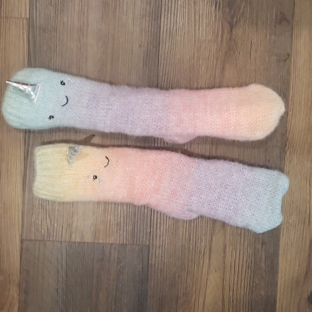 Unicorn Fuzzy Socks